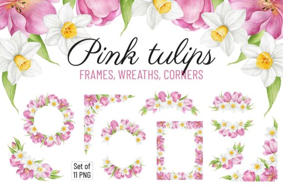 Capture Spring with Watercolor Floral Clipart