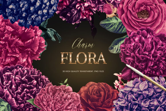 Embracing Elegance: The Practical Guide to Burgundy Floral Clip Art and Vintage Flowers