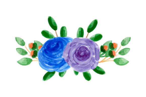 Floral Arrangement with Watercolor16: Bridging Traditional Art and Digital Design