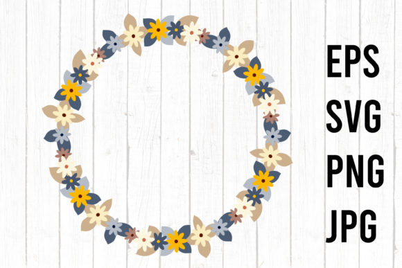 Floral Wreath Clipart PNG SVG: The All-in-One Asset for Modern Creativity
