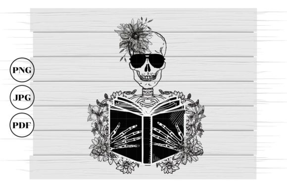 The Beauty and Versatility of Skeleton Holding Book Floral Book Art