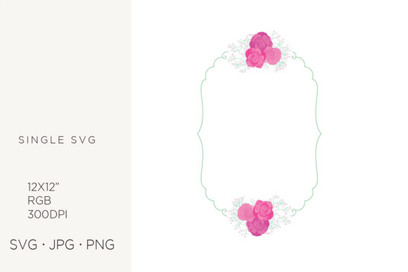 The Digital Rose Wreath Floral Frame: A Vector Asset Evaluation