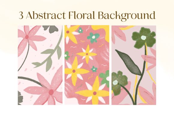 The Strategic Power of an Abstract Floral Background Set