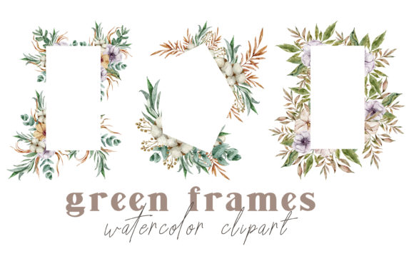 Unlock Creativity with Watercolor Wedding Floral Frames Clipart