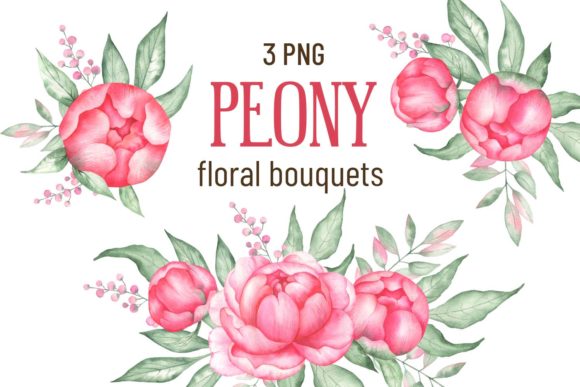 Watercolor Pink Peonies Floral Bouquets: A Strategic Asset for Creators and Entrepreneurs